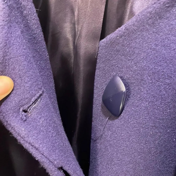 Leslie Fay vintage woman’s purple wool coat - Picture 5 of 11